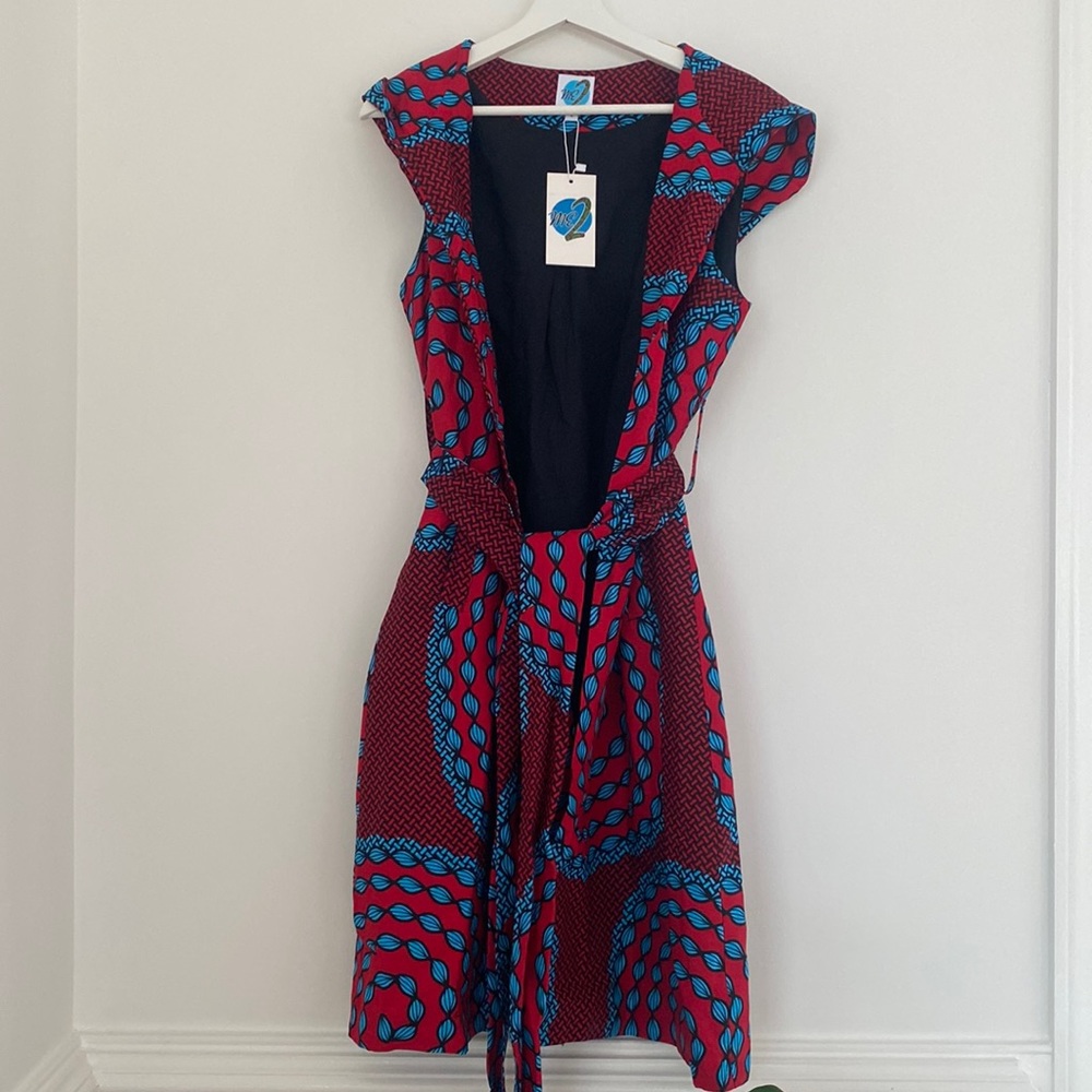 NEW* Ankara handmade sleeveless vest with hood